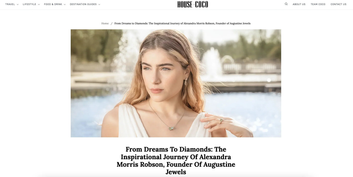 Alexandra Features in House of Coco Interview