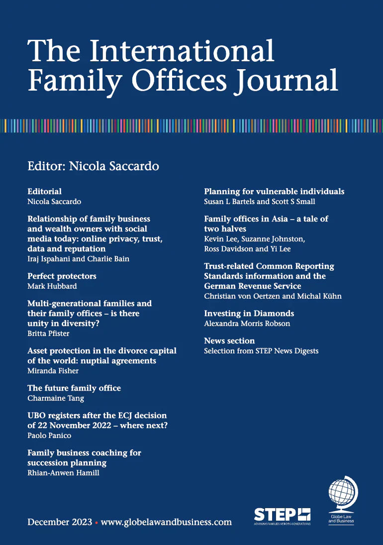 Our Article Featured in The International Family Offices Journal