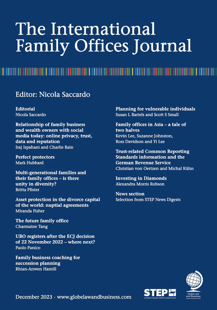 Our Article Featured in The International Family Offices Journal