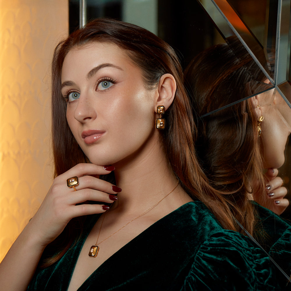 Art Deco-inspired jewelry from the New York Collection by Augustine Jewels