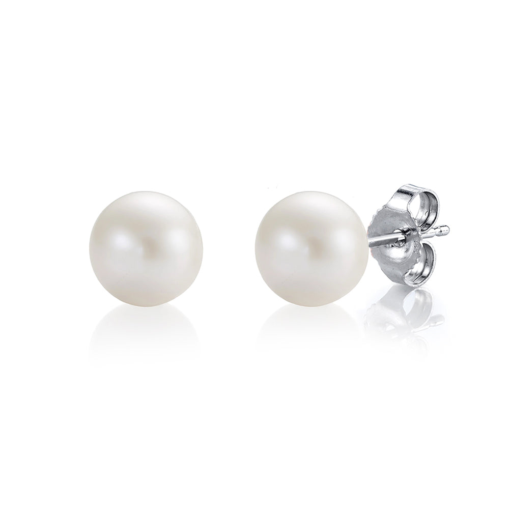 Pearl Stud Earrings - Augustine Jewels
