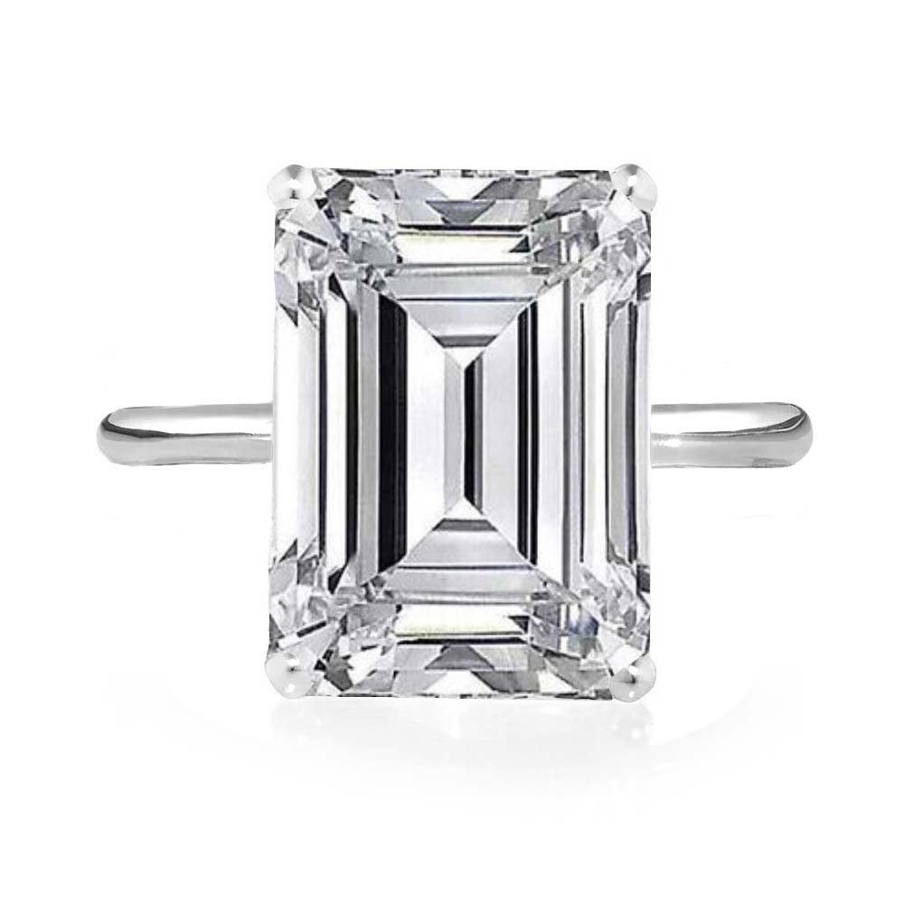 White Gold Lab Grown Diamond Ring - Augustine Jewels