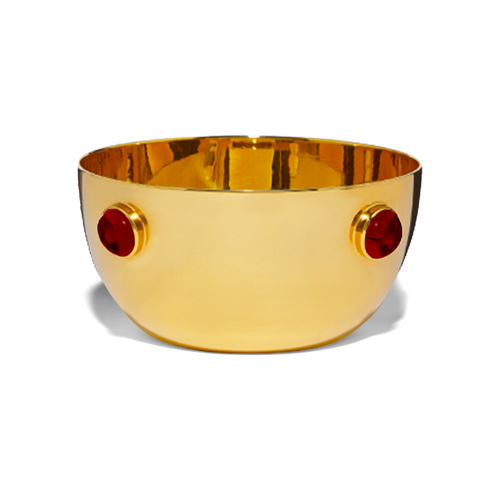 
                  
                    Gold Plated Garnet Bowl
                  
                