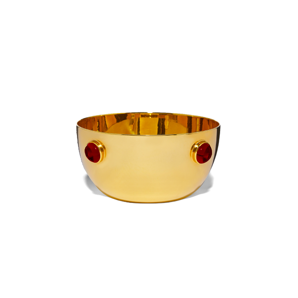 
                  
                    Gold Plated Garnet Bowl
                  
                