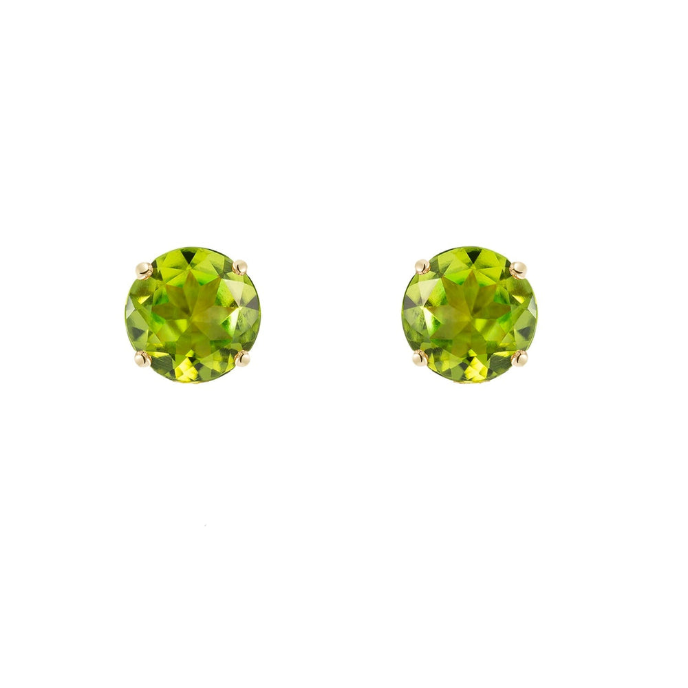 Peridot 9ct Gold Stud Earrings | Augustine Jewels | Gemstone jewelry