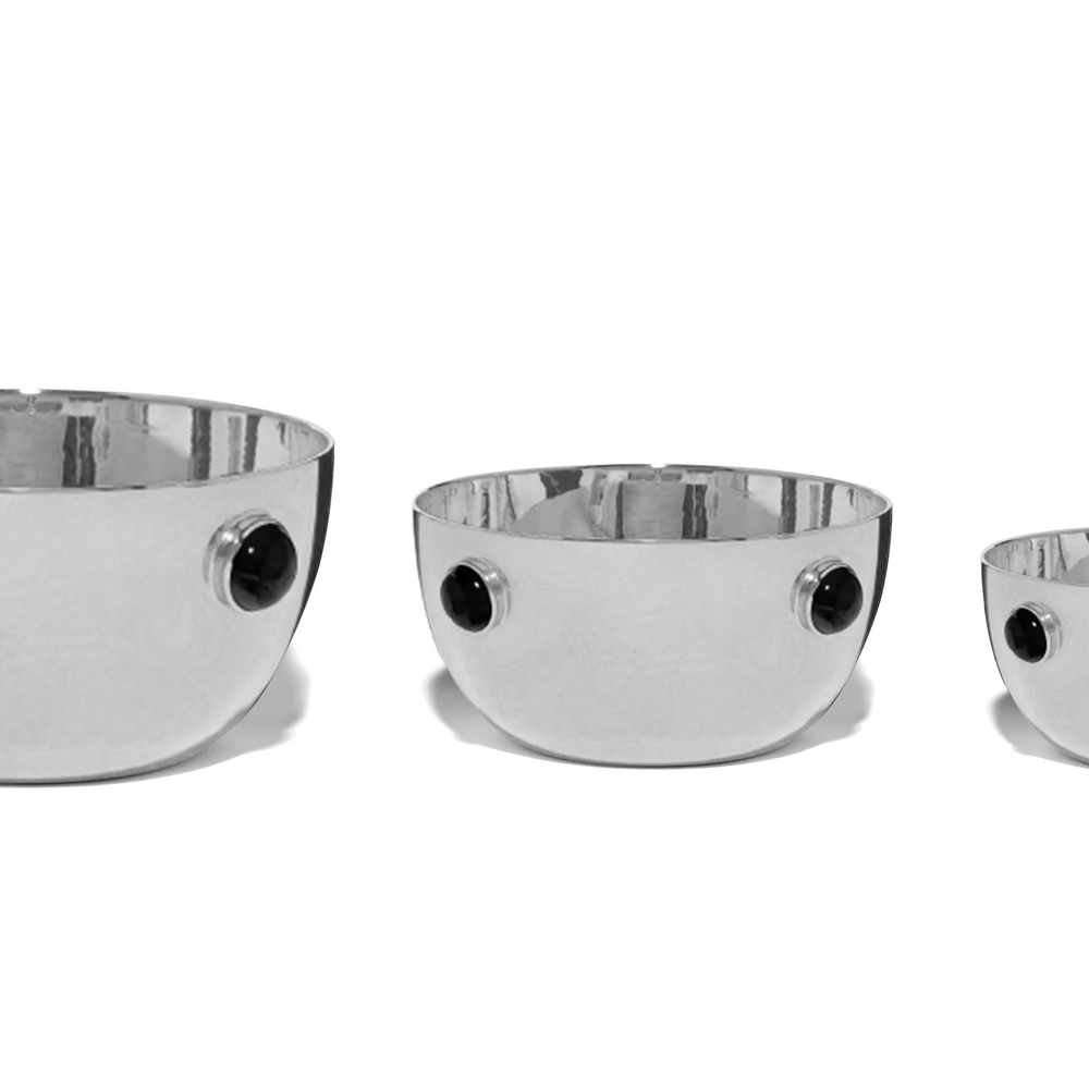 
                  
                    Sterling Silver & Onyx Bowl Set
                  
                